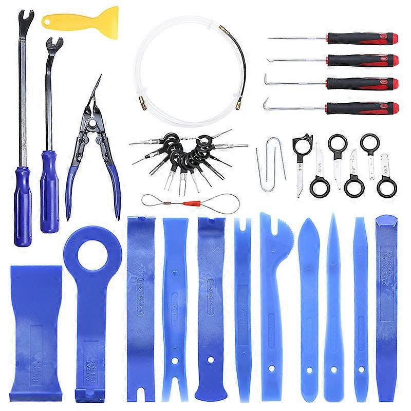 40pcs x Car Trim Removal Tool Set Radio Hand Pry Panel Door Interior Clip
