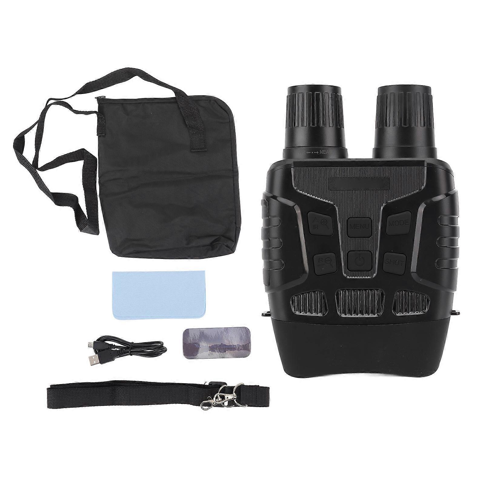 Night Vision Goggle Black Digital 850nm Infrared Large Screen 7 Gears Adjustable Night Vision Binoculars for Hunting NO.6828