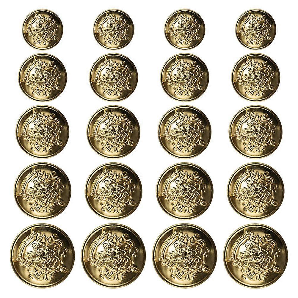 50 Pcs Metal Trim Replacement Button Metal Blazer Button Craft Making Button Metal Pants Button