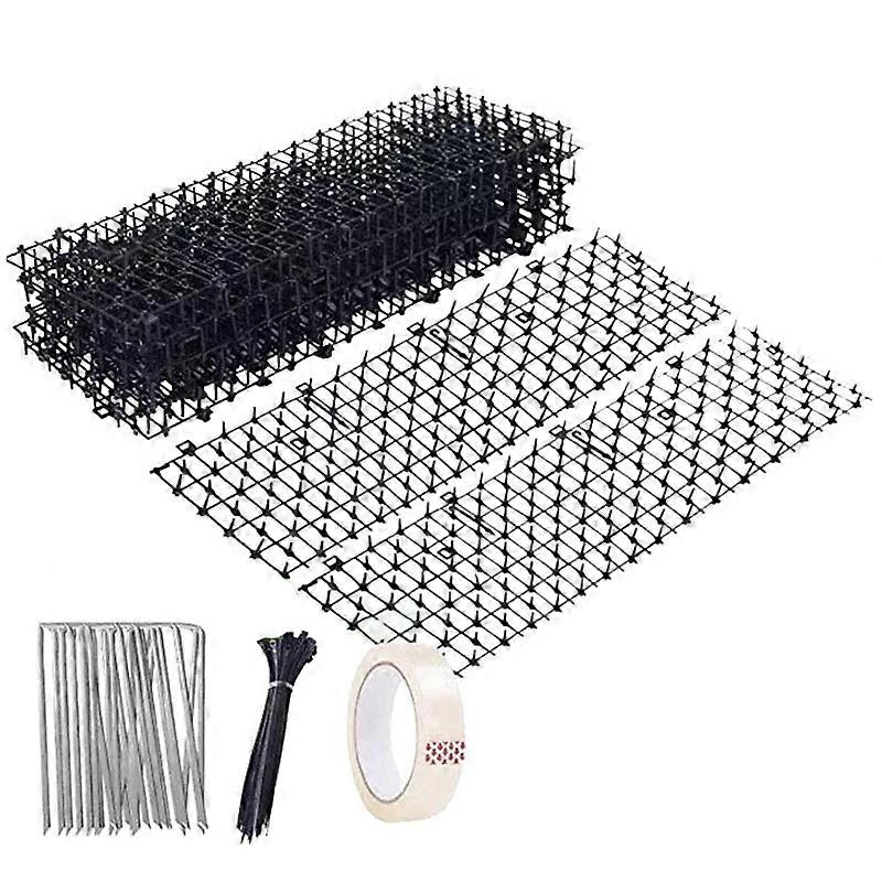 Garden Cat Mats Anti-Cat Strips Keep Cat Away Safe Plastic Spike Stab Cat Pad Outdoor Garden Cat Do
