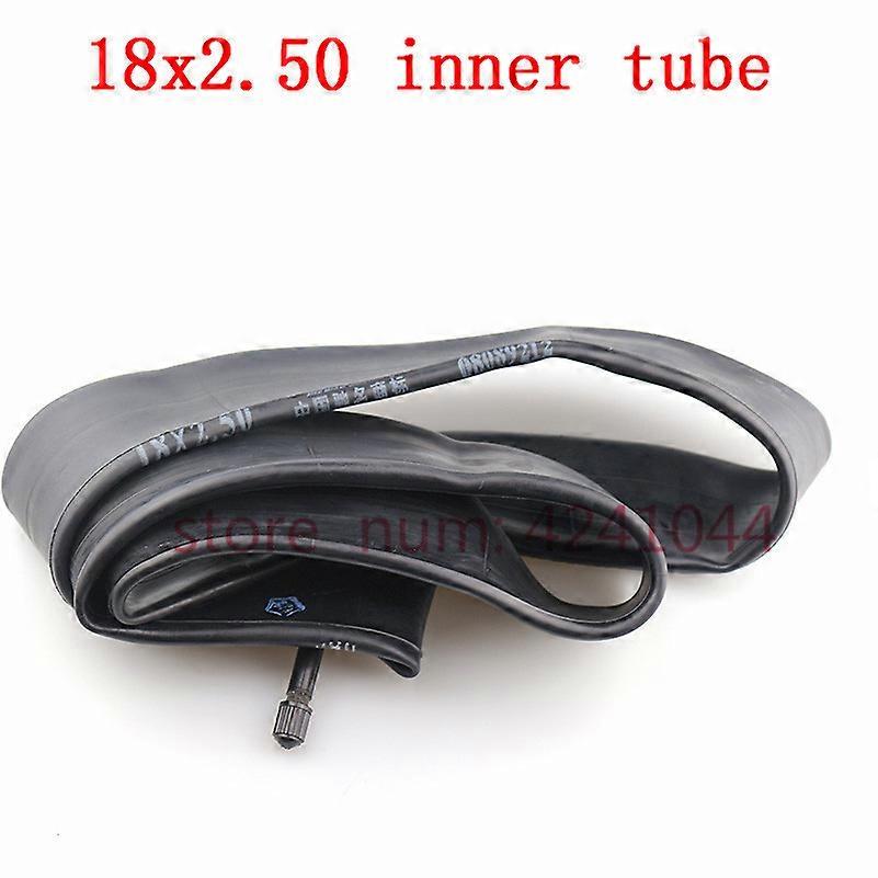 Inner Tube 18 x 2.50 with a Bent Angle Valve Stem or Straight Valve fit many gas electric scooters and e-Bike 18x2.5 inner tube