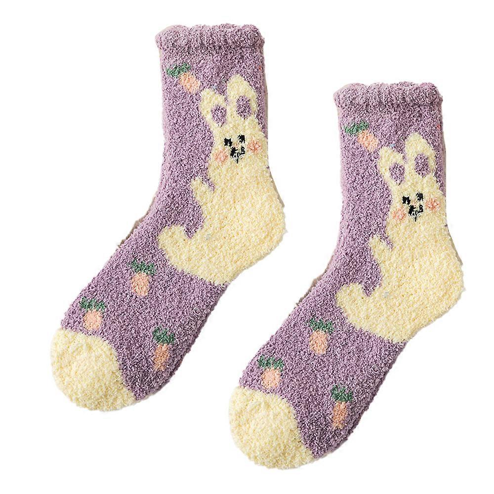 Korall sammet damer strumpor vinter korall sammet strumpor