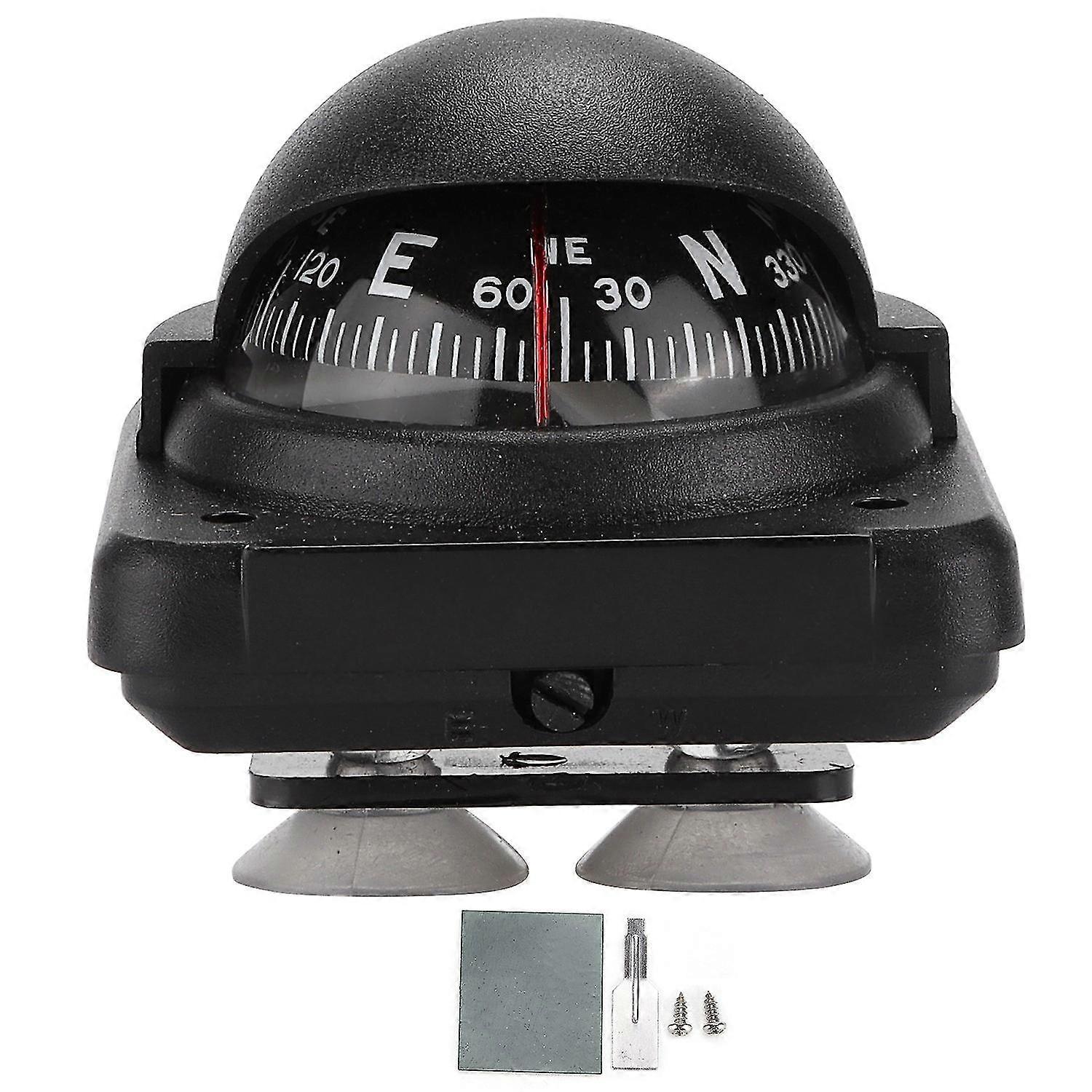 Adjustable Compass Foldable Navigation Direction Pointing Guide Ball Dash Mount for Auto Car Boat RV