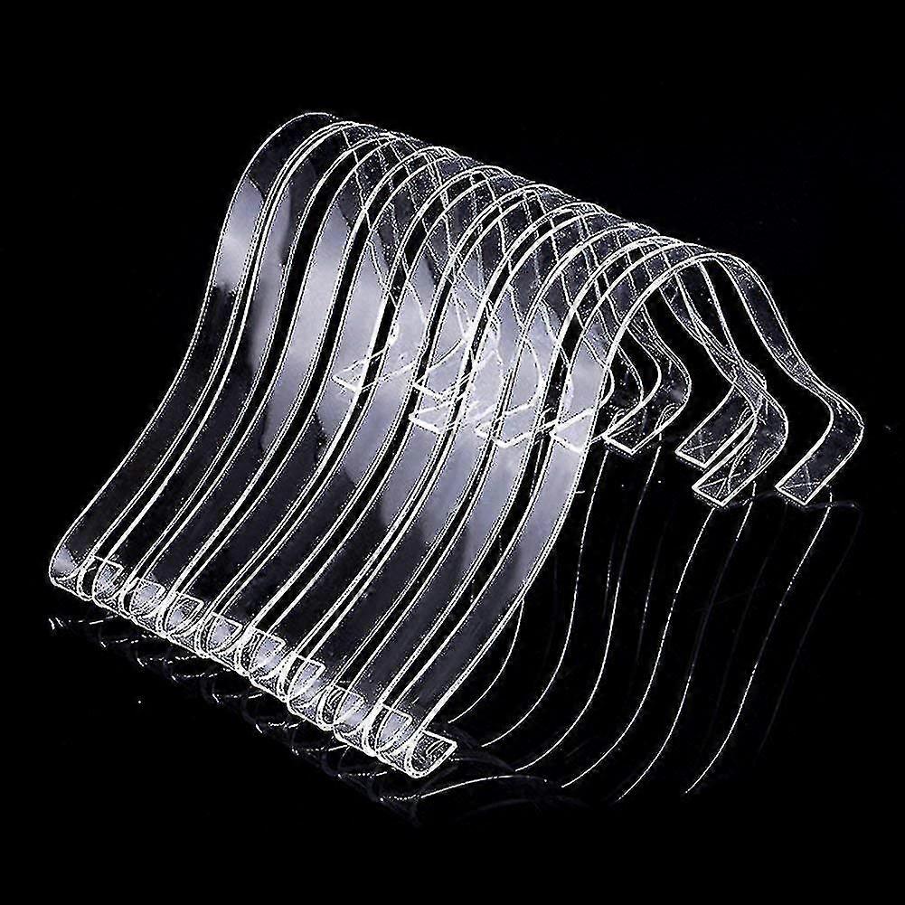 Barsinfi 10 Pcs/5 Pairs Acrylic Clear Sandal Shoes Display Stand Inserts Holders Shoe Display Rack Shoe Support For Women's Shoes