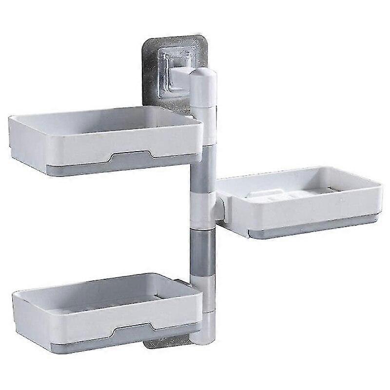 Soap Dishes Holders Version Self Adhesive Soap Dish Holder For Shower And Kitchen Wall Three Layers|soap Dishes