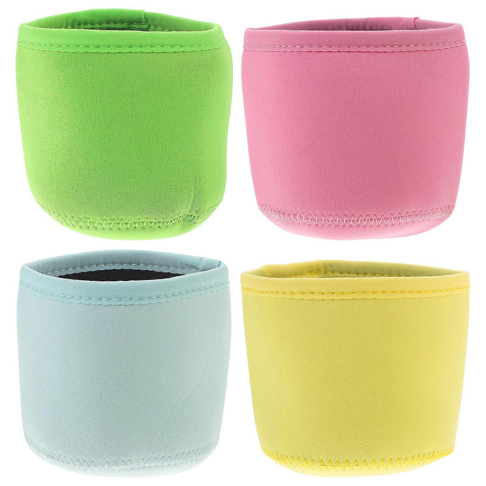4pcs Ice Cream Sleeve Insulated Sleeves Ice Cream Container Cover Ice Cream Sleeve Holders
