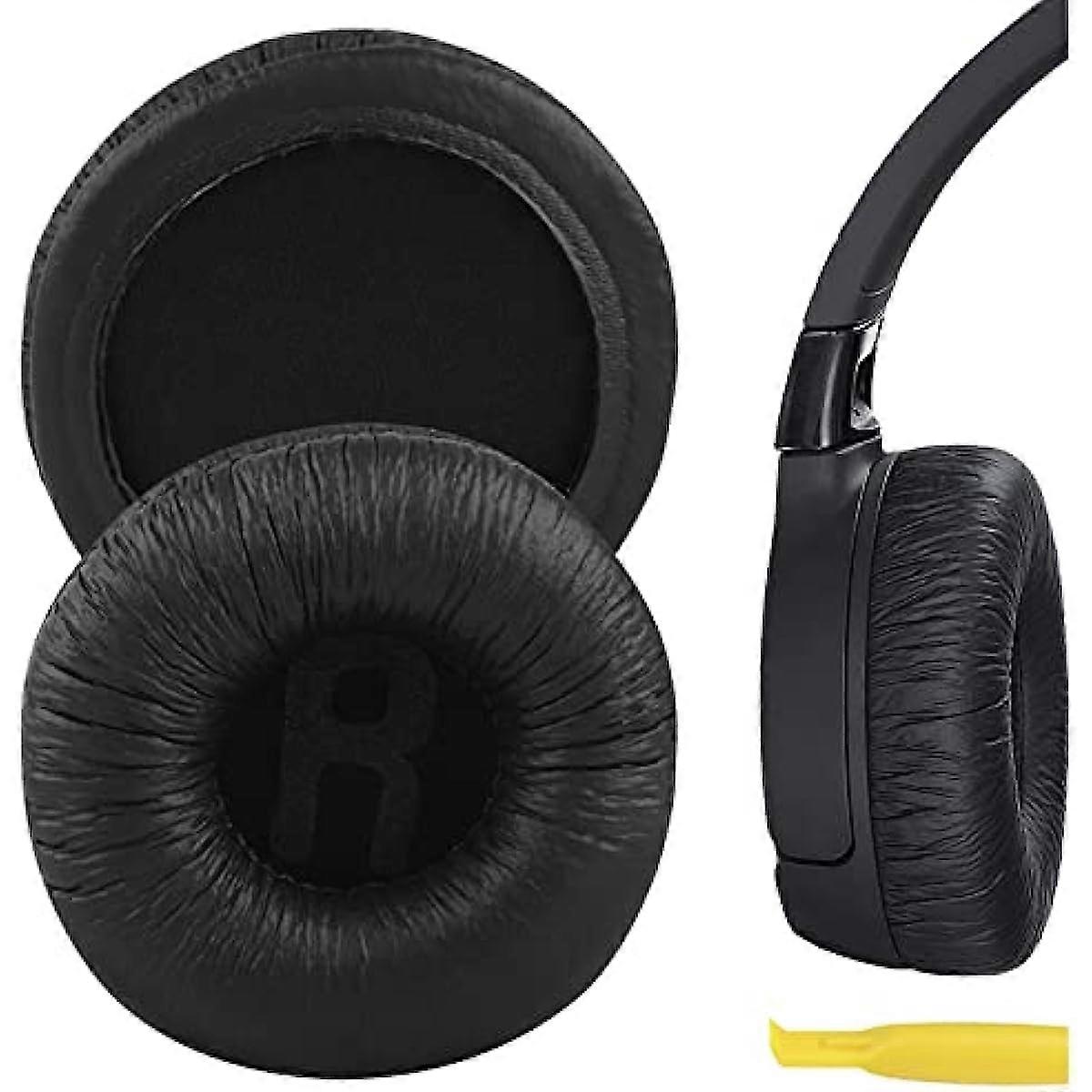 QuickFit Leatherette Replacement Ear Pads for JBL JR300 JR300BT T450BT T500BT Tune 500 Tune 500BT Tune 510BT Tune 600BTNC Headphones Ear Cushio