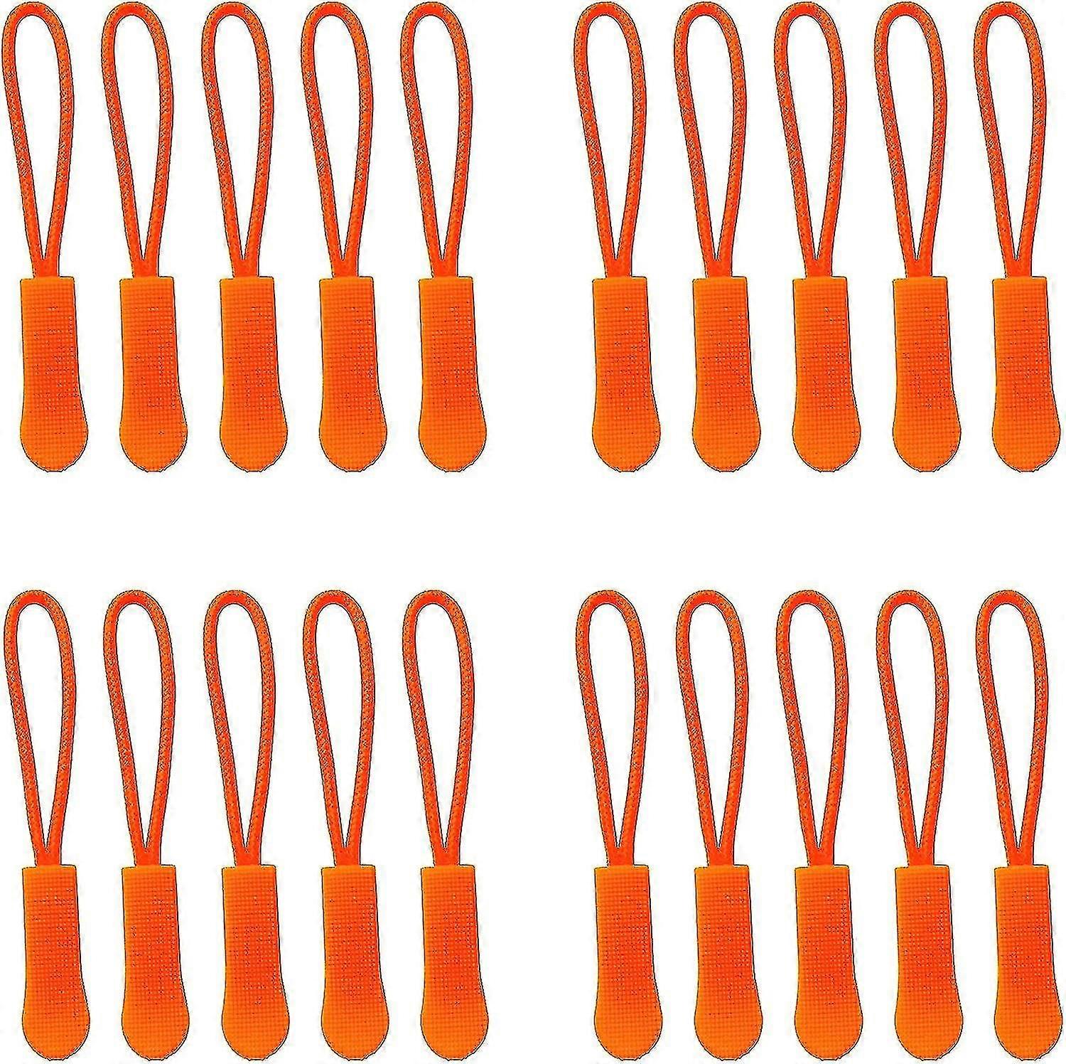 20pcs Zipper Pull - Zipper Pulls Replacement, Fluorescent Zipper Pulls, Bright Zipper Puller Helper, Zipper Pull Puller, Replacement Zipper Pulls Tab-