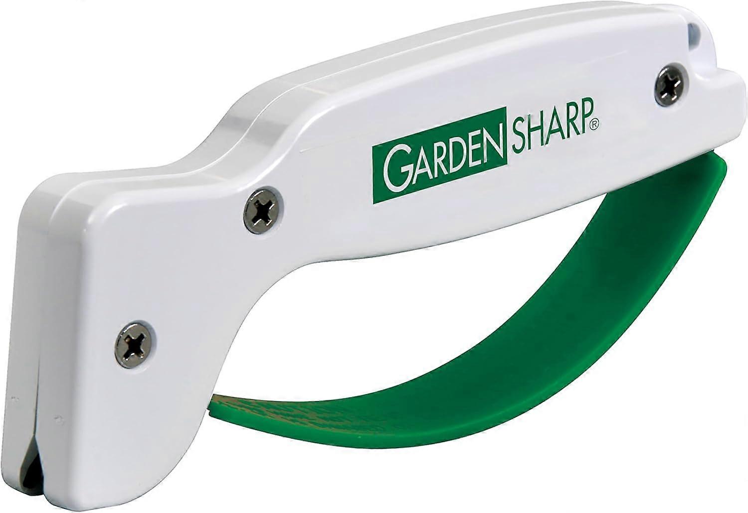 Garden Tool Sharpener - Diamond-Honed Tungsten Carbide Rust-Free Blade Quickly Sharpens