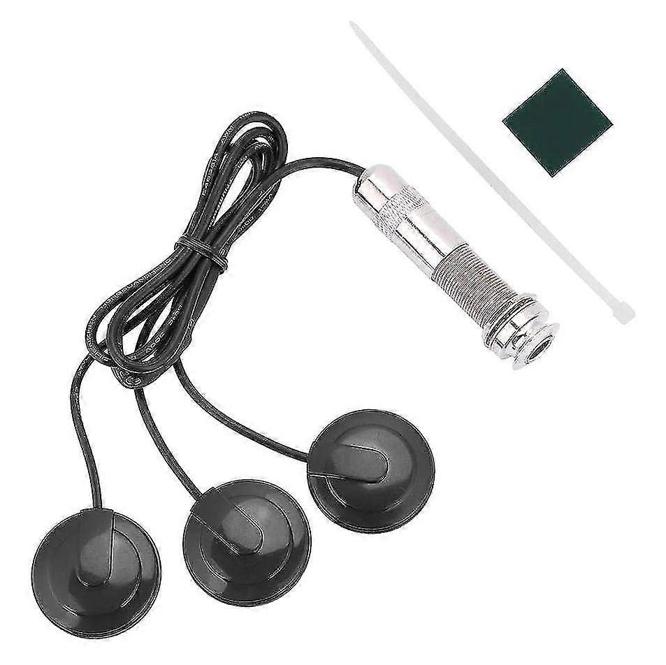 Guitar Pickup 3x Piezo Pickup Transducer For Acoustic Guitar Ukulele Mandolin Instruments