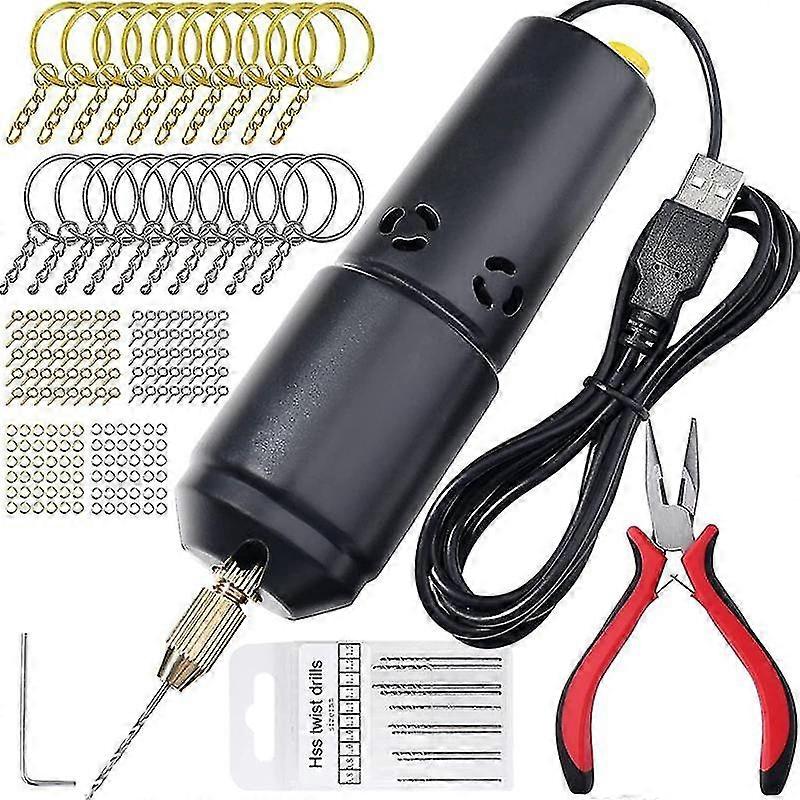 Electric Resin Drill,for Resin Casting Molds,electrical Pin Vise Kit With 10pc Drill Bits For Resin