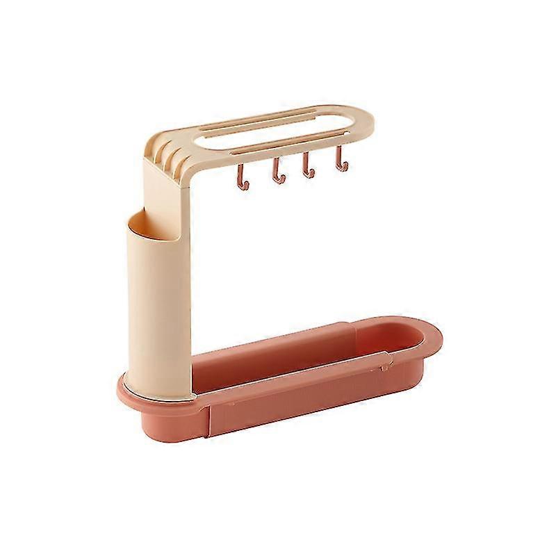 Pool Retractable Drain Rack Storage Rack Drain Basket Wash Basin Rag Rack Multi-functional Kitchen Sink Rack