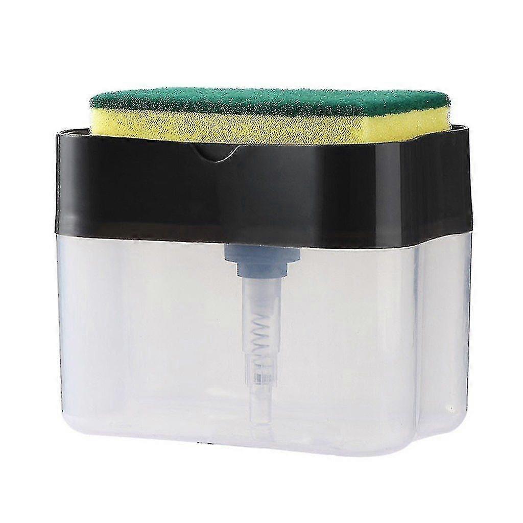 2-in-1 soap dispenser and sponge caddy