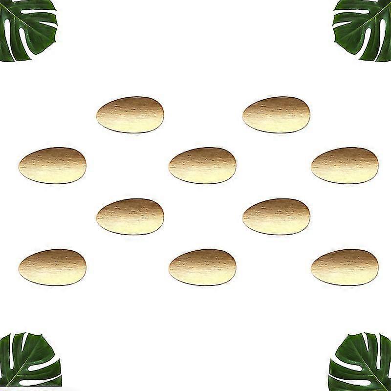 10pcs 17x30mm Metal Button Hand Sewing Button Irregular Shape Button Diy Sewing Buttons Overcoat Button Golden