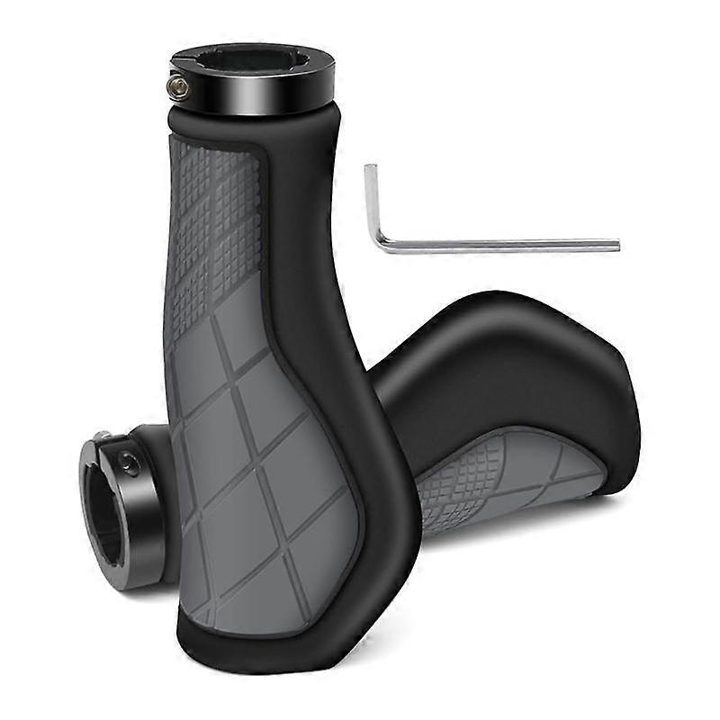 Bicycle Grips Ergonomic Grips Non-Slip Rubber Handlebar Grips,Bicycle Handlebar Grips for 22.2mm E-