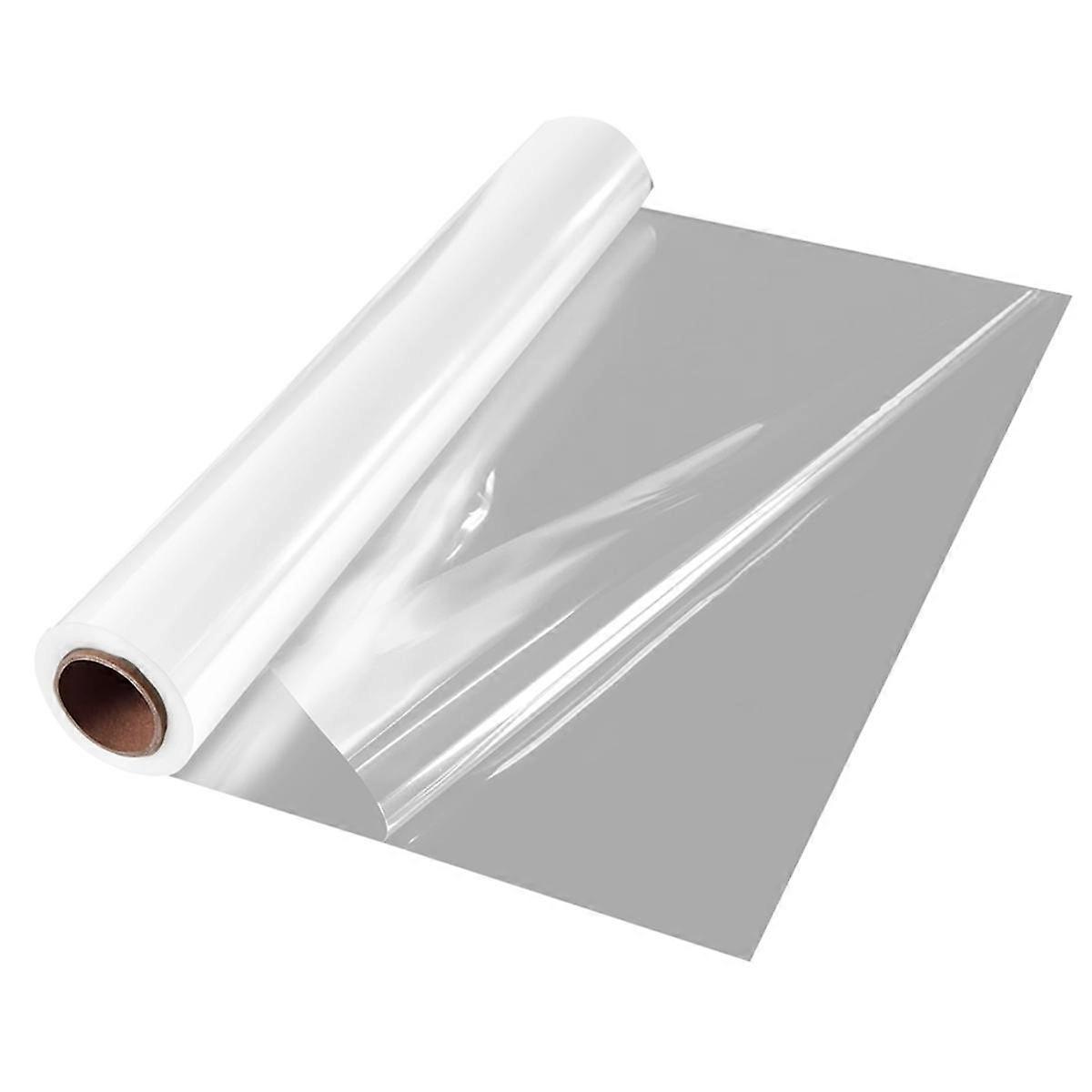 Clear Cellophane Wrap Roll 34In X Extra Wide Clear Wrapping Paper,Transparent Thicker Clear Cellop