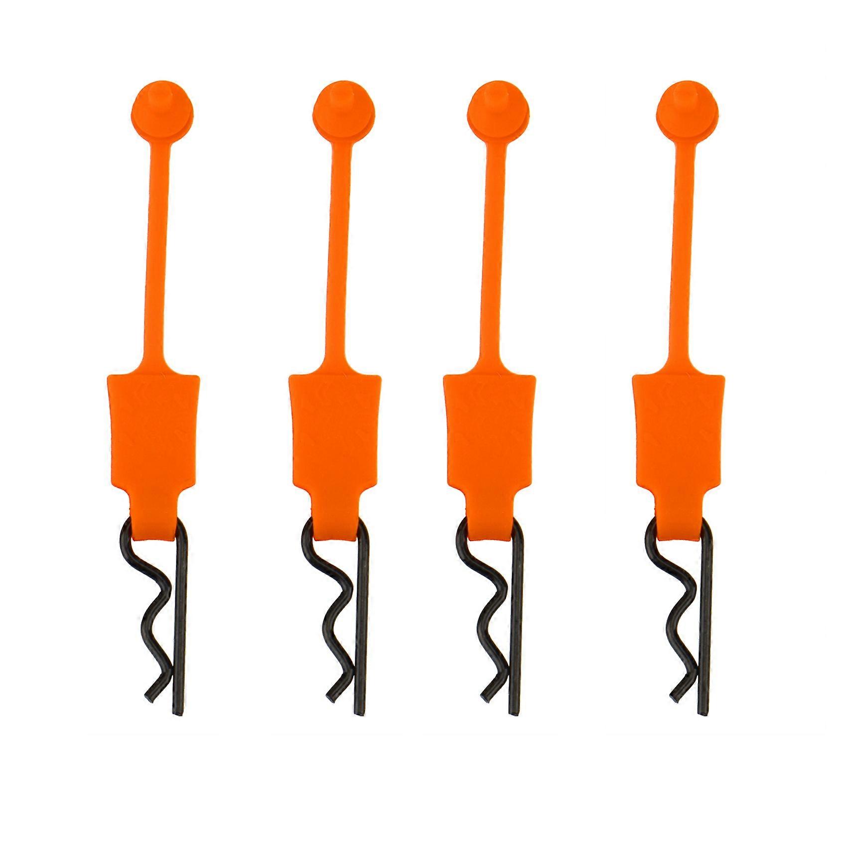 4Pcs Rubber Car Body Clip Retainer Shell Fixed Buckle Lock for 1/10 ARRMA Senton Granite Slash UDR