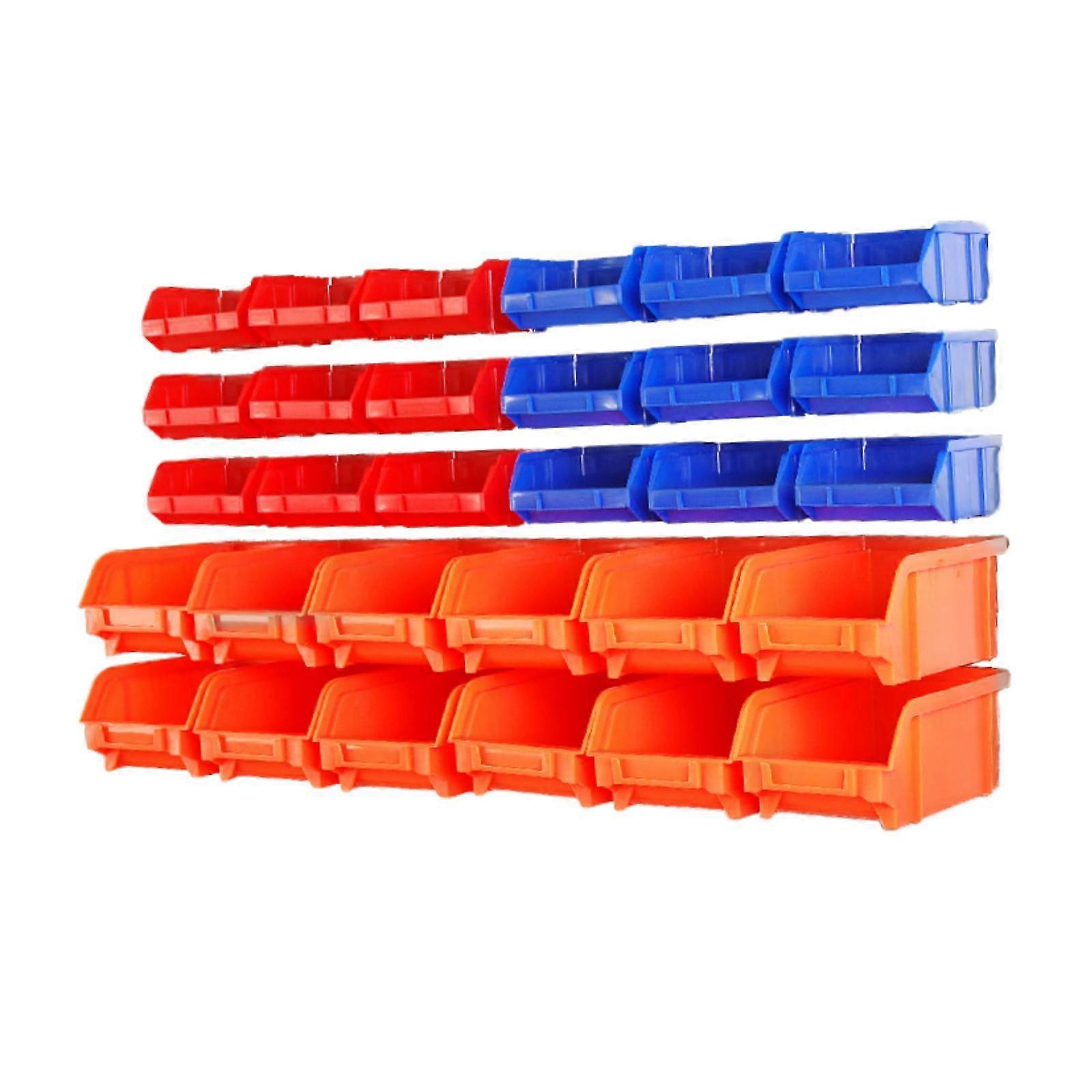 30x Wall Mounted Storage Rack System for Shop and Garage Storage Beads Tools