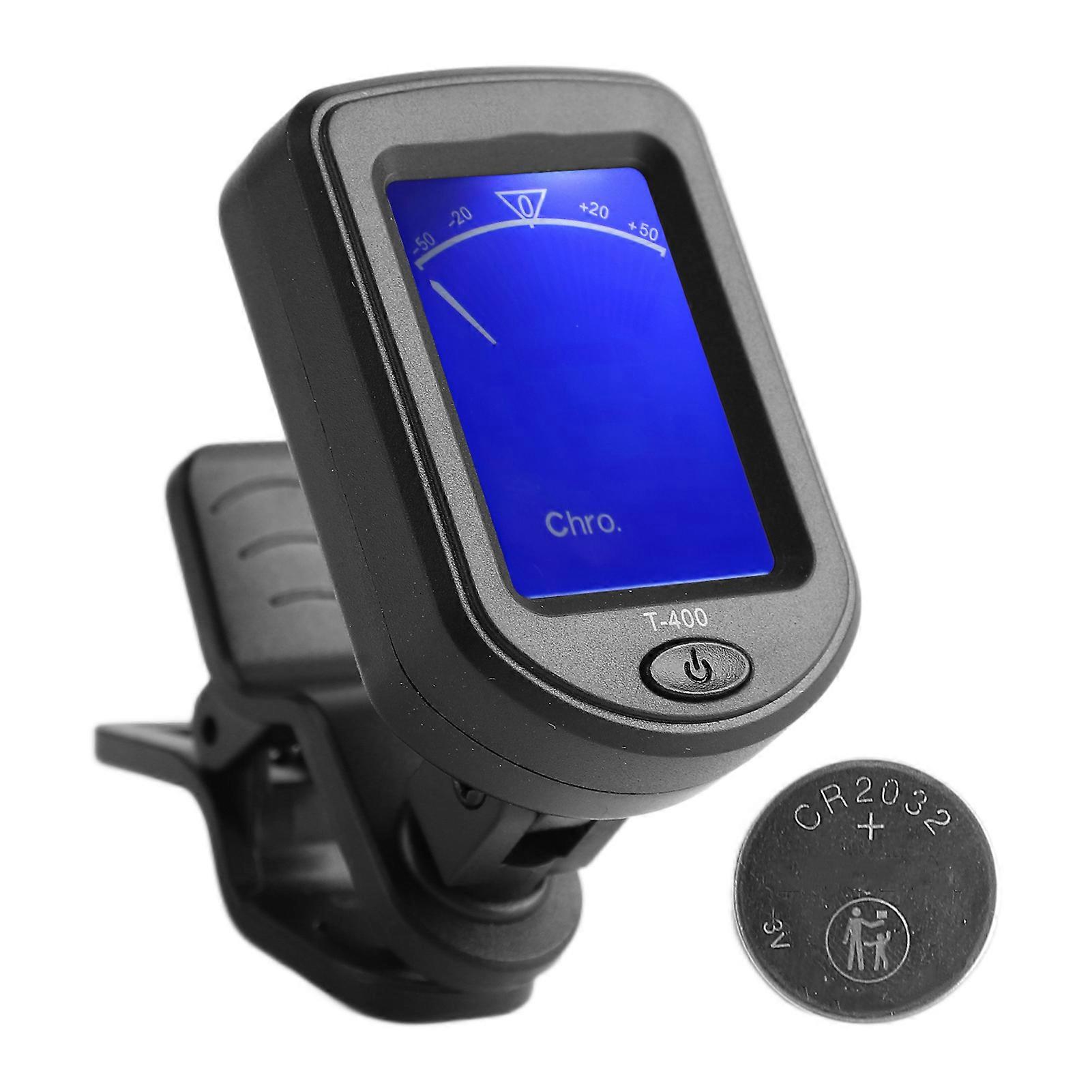 Guitar Tuner Digital Electronic Battery Powered Clip On Tuner Tool for Bass Violin