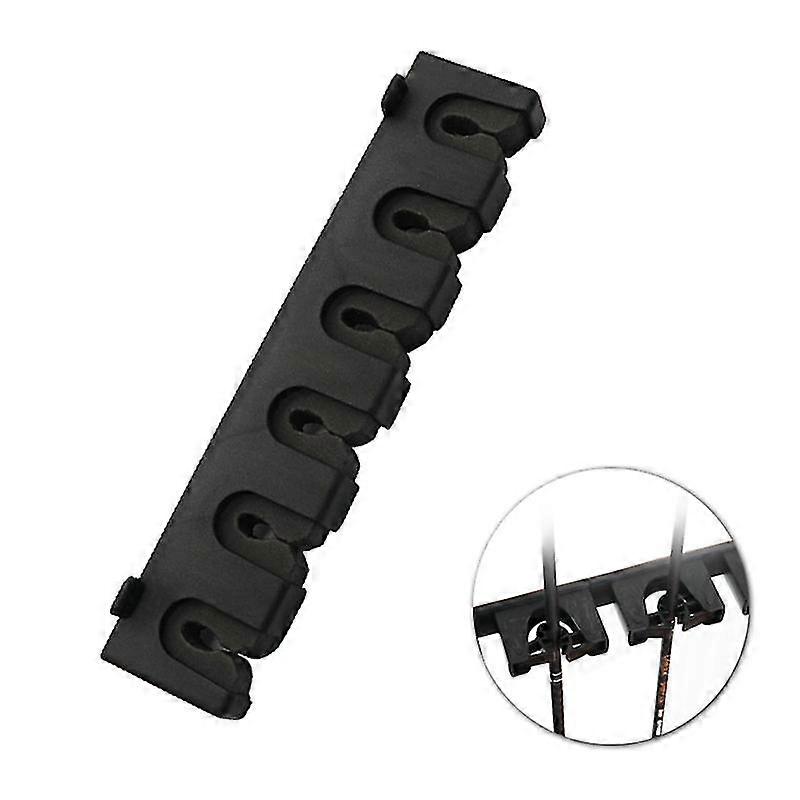 Fishing Rod Holders 6-Rod Rack Vertical Pole Holder Wall Mount Modular