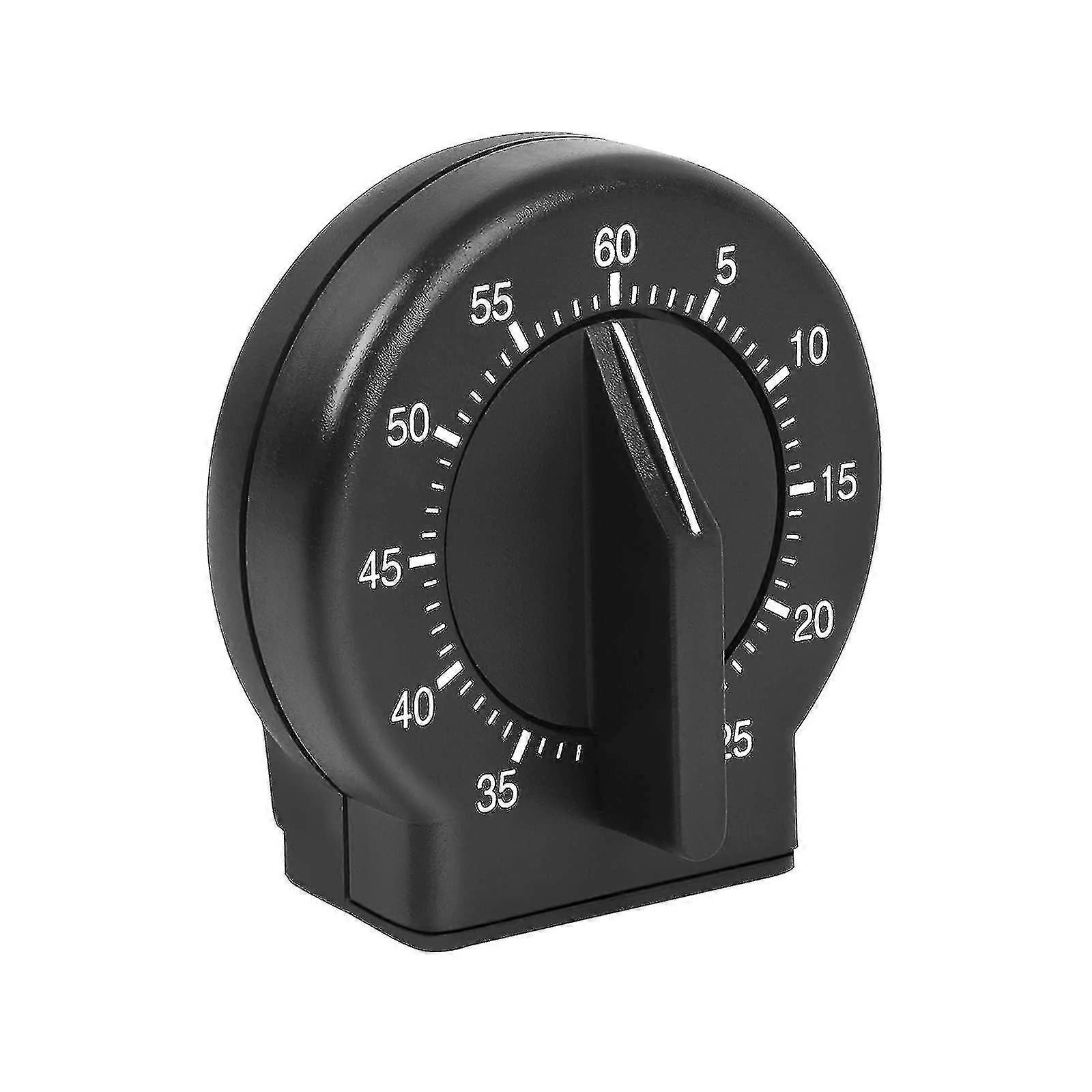 Kitchen Timer, 60 Minutes Mechanical Timer Clock Easy To Read Operate (black)