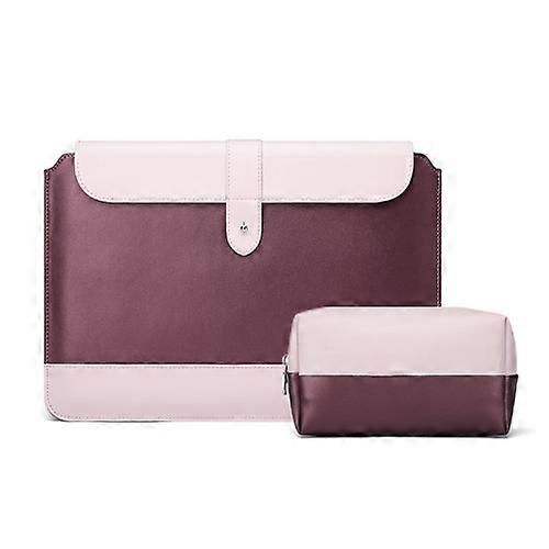 Horizontal Microfiber Color Matching Computer Liner Bag+Power Bag