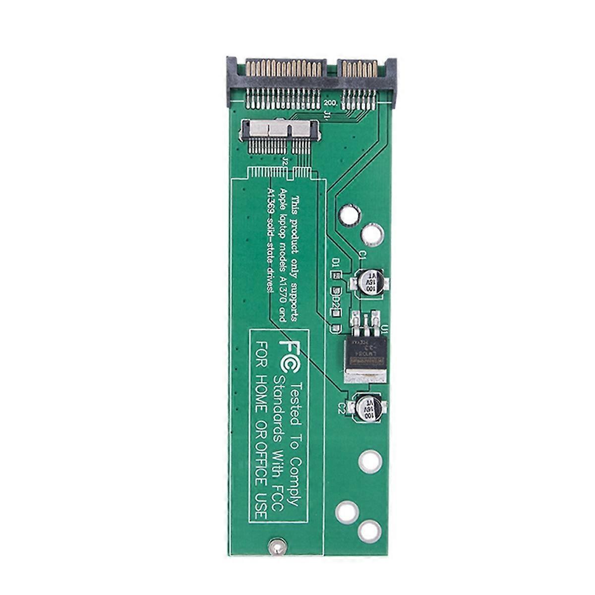SSD to SATA Converter Card for 2010 2011 for 6+12 Pin A1369 A1370 A1375 A1377 Green