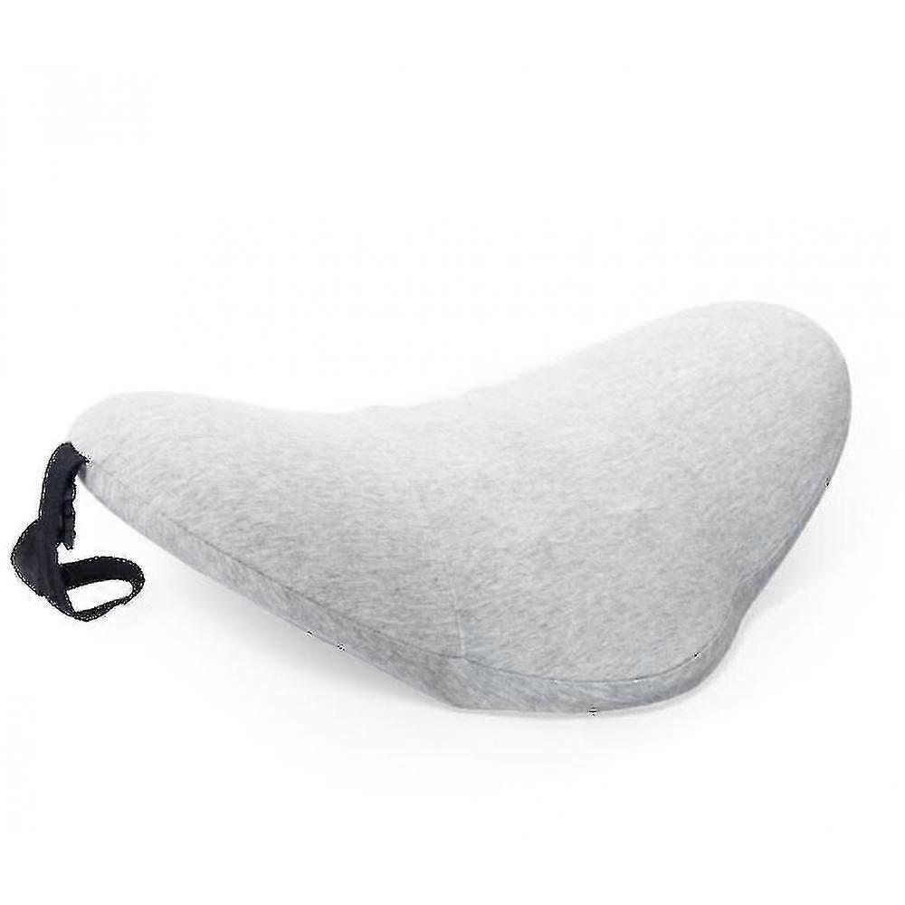 Lumbar Support Pillow For Sleeping Memory Foam Back Support Pillow(light Gray)