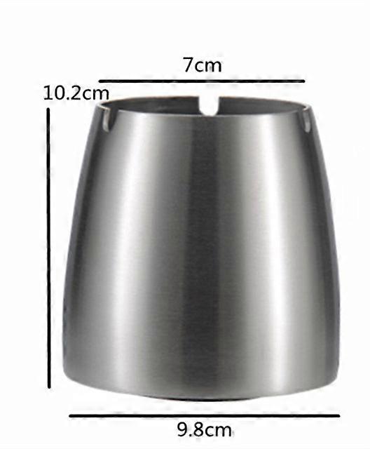 1 Piece Classic Stainless Steel Ashtray