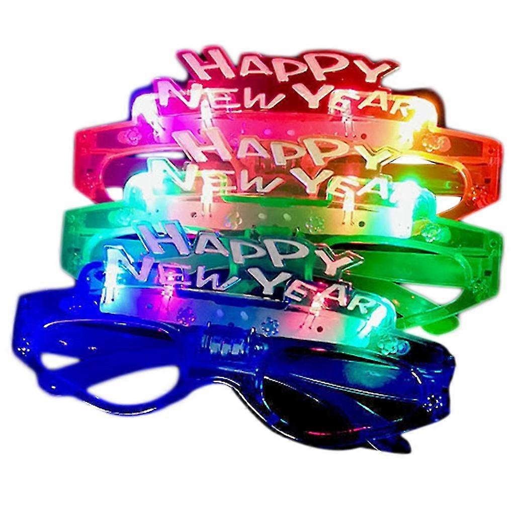 Zářící brýle Party Led Party brýle Happy New Year Glasses 2023 Kostým