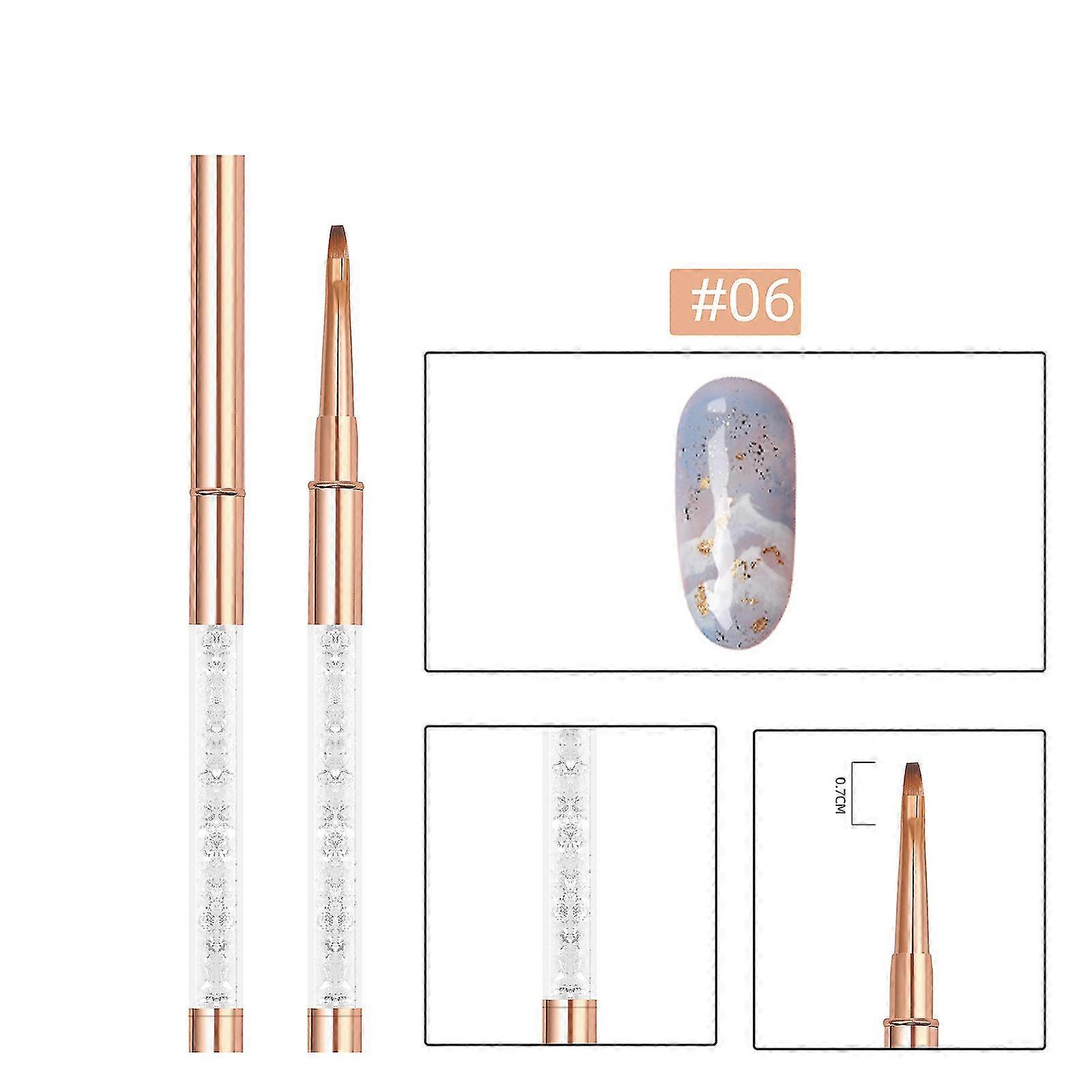 Electroplating Rod With Drill Nail Pen Drawing Pen Double-point Drill Crayons