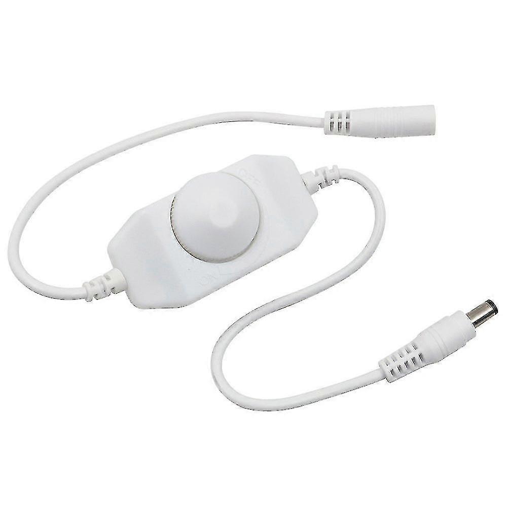 Led Low Voltage Light With Controller Light Box Light Bar Knob Dimming Stepless Dimming Switch(1 Pcs, White)