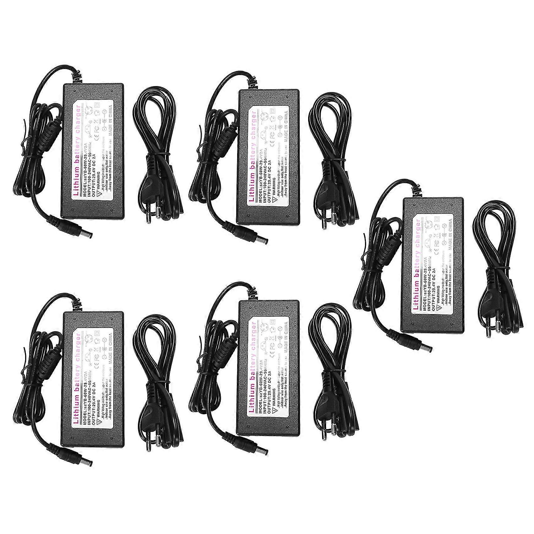 5x 42v 2a Electric Drive Smart Balance Wheel Self Scooter Hover Board Power Battery Charger Electri