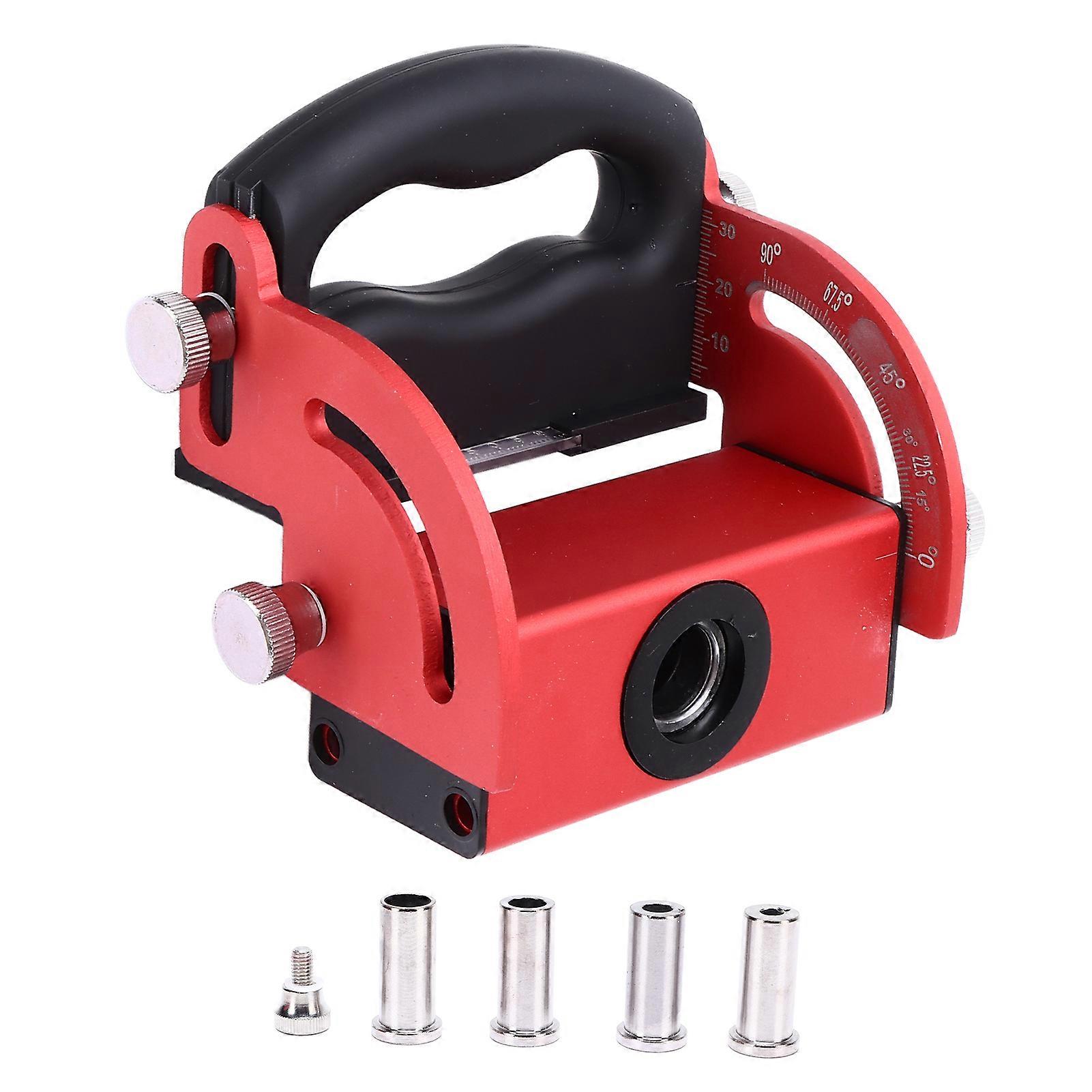 Woodworking Hole Positioner Easy Drilling Wear Resistance Freely Adjustable Angle Drill Locator