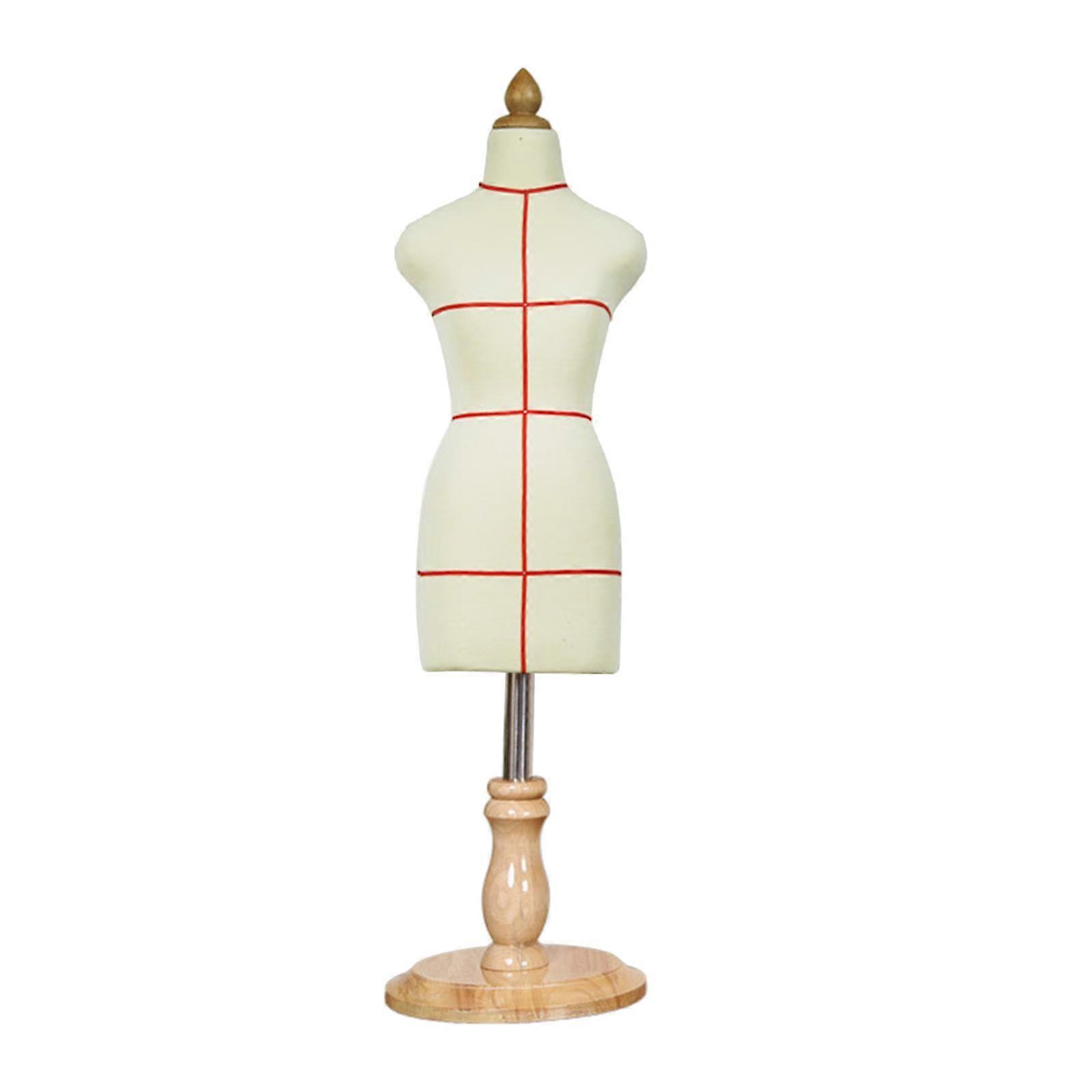 Mini Form Skyltdocka Tailor Skyltdocka Stativ för Display Mini Klänning Form E