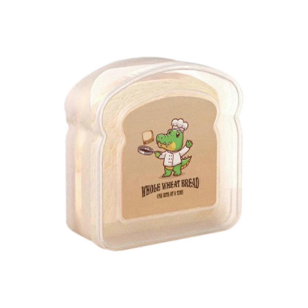 Reusable Sandwich Container Sealed Food Container Transparent Bread Box Food Portable Toast Sandwic