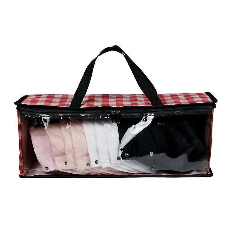 MIMIGO 2 PackLarge Capacity Clothes Storage Bag Organizer with Reinforced Handle Thick Fabric for blankets, clothing, CDs, hats, books, foldable, wit