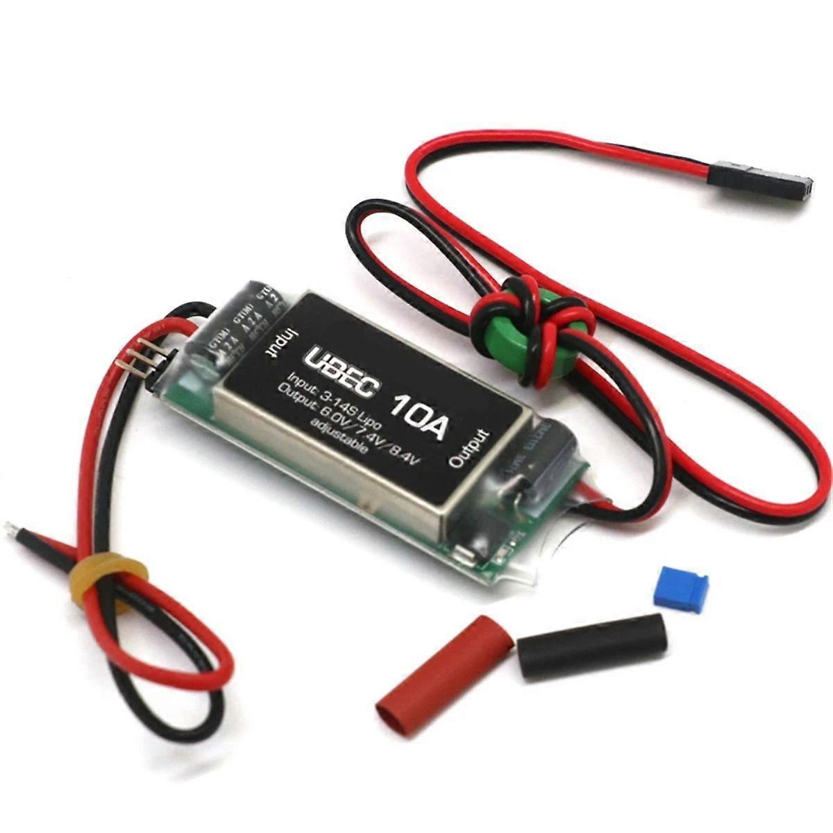 Waterproof 10A Voltage Regulator Module High Voltage 3-14S 6/7.4/8.4V Adjustable UBEC for RC Car To