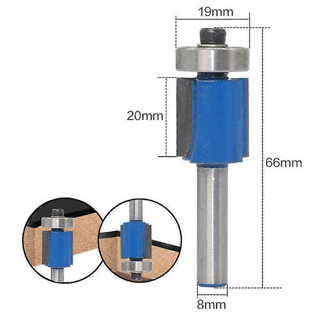 8mm Flush Trim Router Bit Bearing Flush Trim Bit for Making Wood Drawer, Window, Cupboard