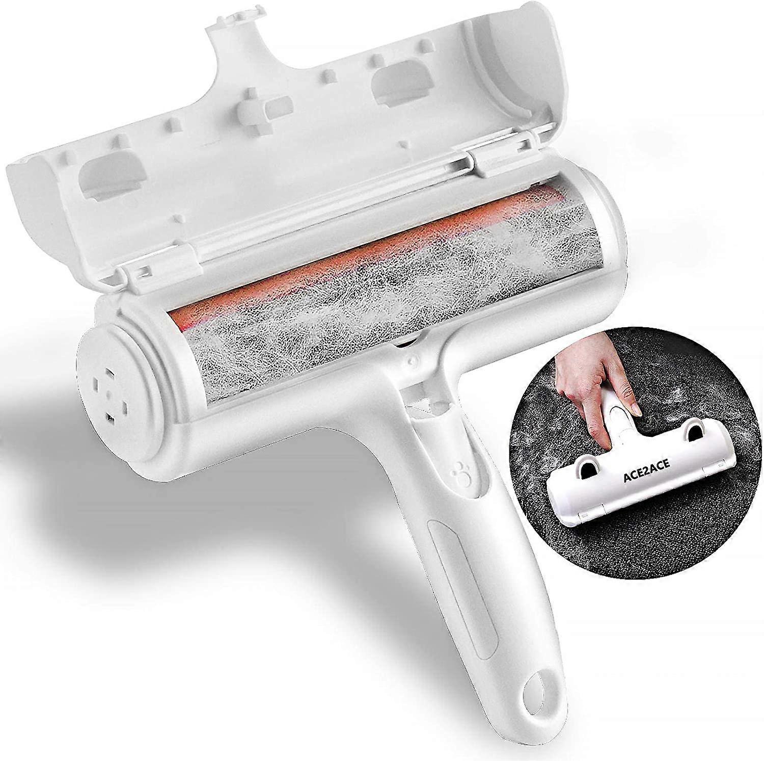 ペット犬猫毛ブラシ、ヘアピックアップブラシ、再利用可能なマジックヘアブラシ、ペットヘアローラー