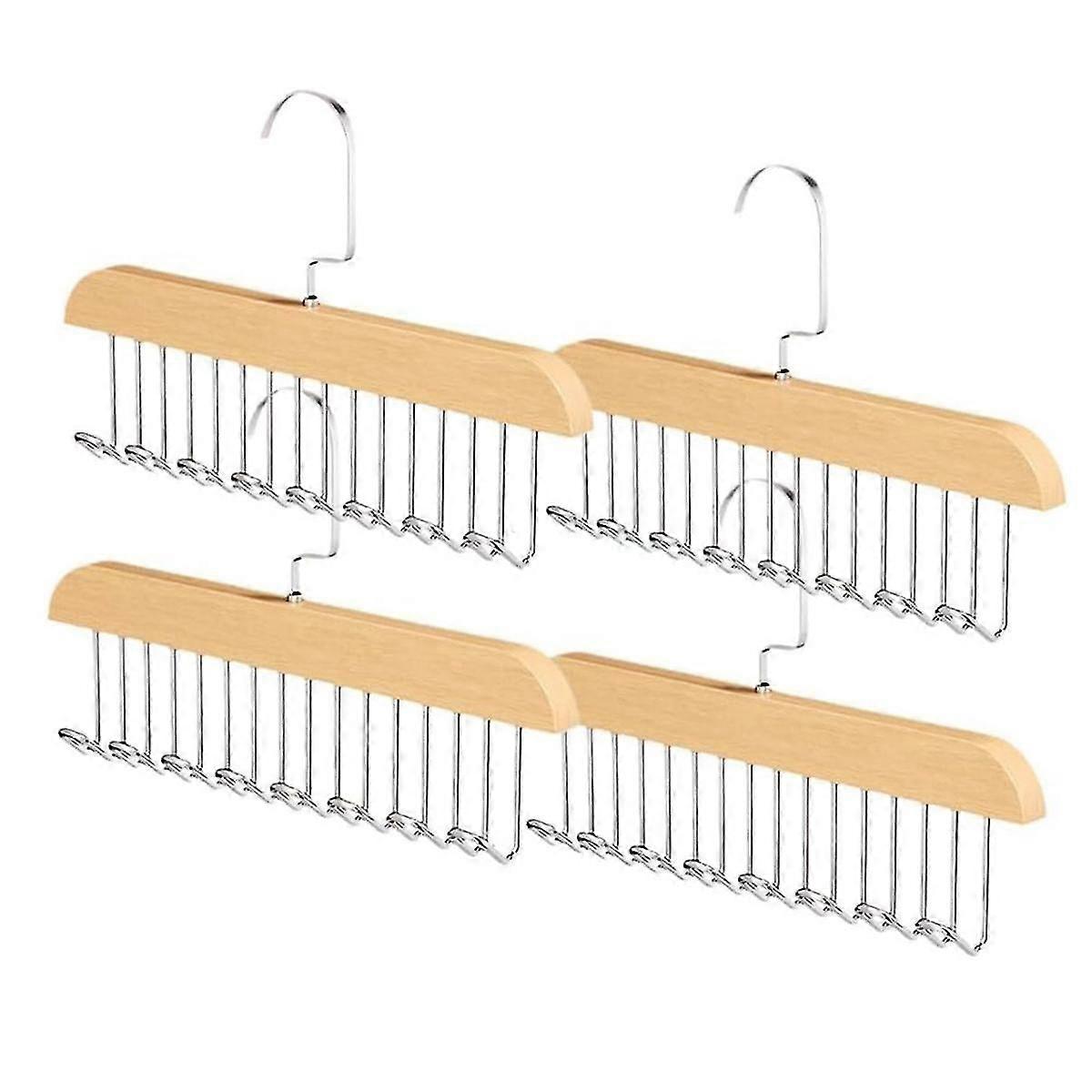 Anti Multi Hook Coat Rack,new Multifunctional Non- Storage Hangers, 360 Degree Swivel Belt Holder With 8 Hooks A