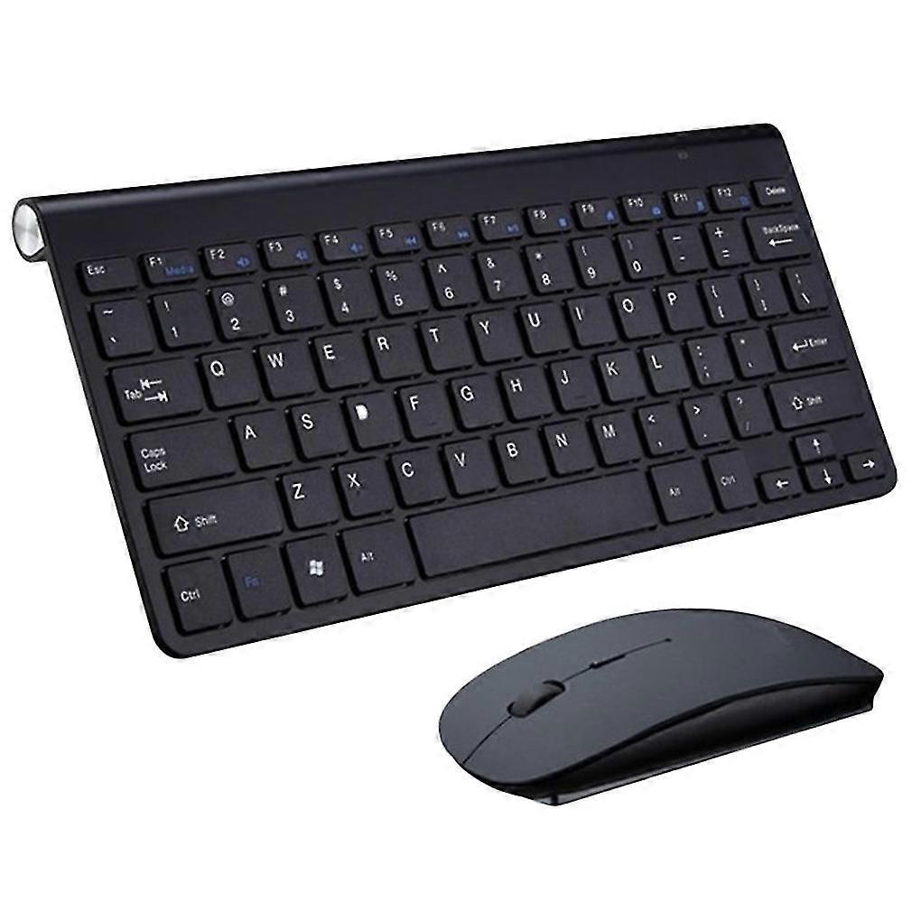 Mini wireless tastatură și mouse-ul Set Mute Key Caps Multimedia Keyboard pentru PC Lapto
