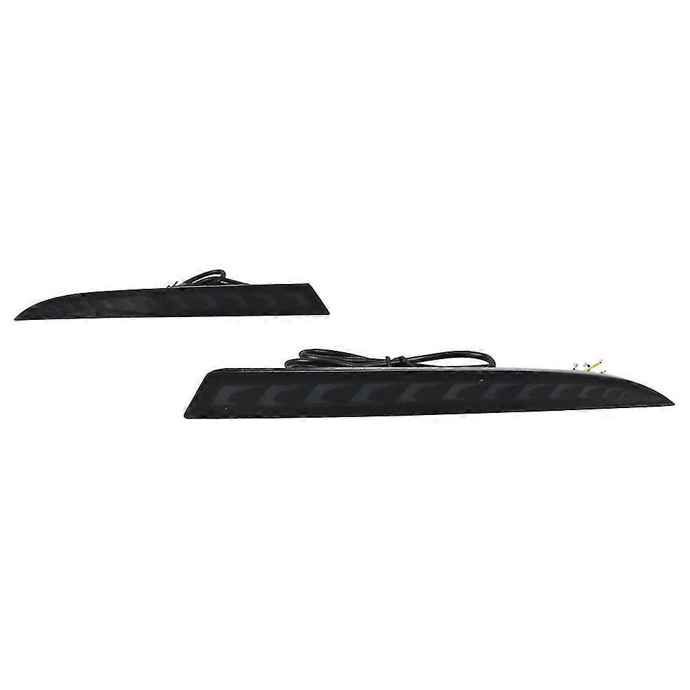 For Vezel -v 2022 Led Rear Bumper Fog Light Streamer Black 1 Pair