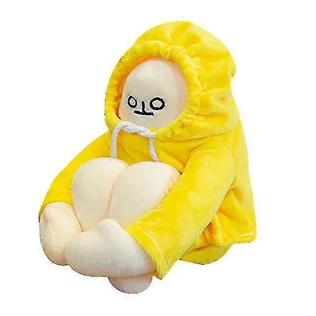 36 cm doll plush toy banana man doll yellow variable doll plush toy