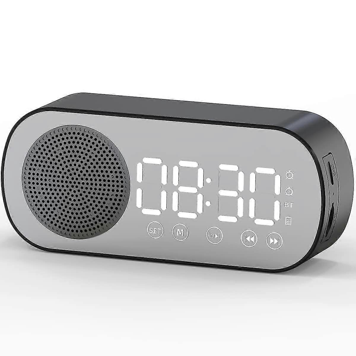 Digital Alarm Clock Radio,bluetooth Hifi  Speaker   Fm Radio