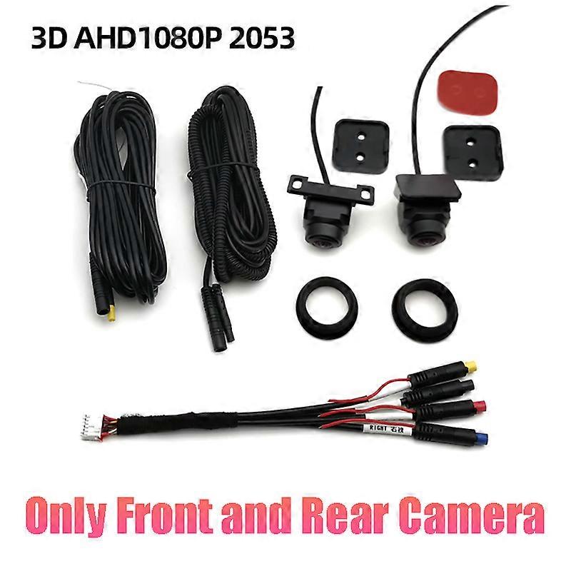 360カーカメラパノラマサラウンドビュー1080P AHD右+左+フロント+リアビューカメラシステムAndroid自動ラジオナイトビジョン用