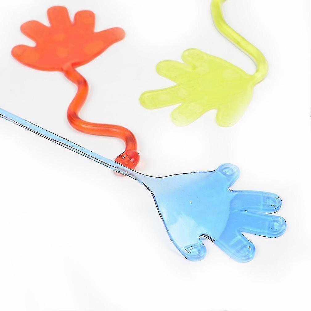 3pcs TPR Wall Climber Flip Decompression Sticky Elastic Toys