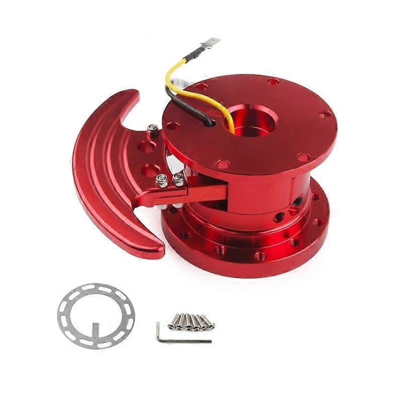 Universal CNC Racing Car Steering Wheel Quick Release Hub Adapter Snap Off Kit Easy Disassembly with Screw-driven Tools