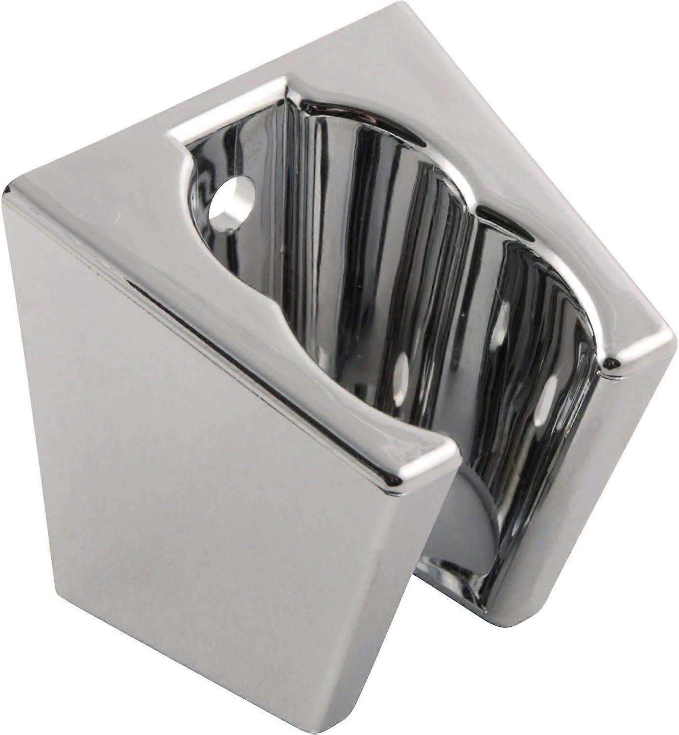 1 Wall Bracket for Shower Head Adjustable 2 Levels Adjustable Plastic Chrome