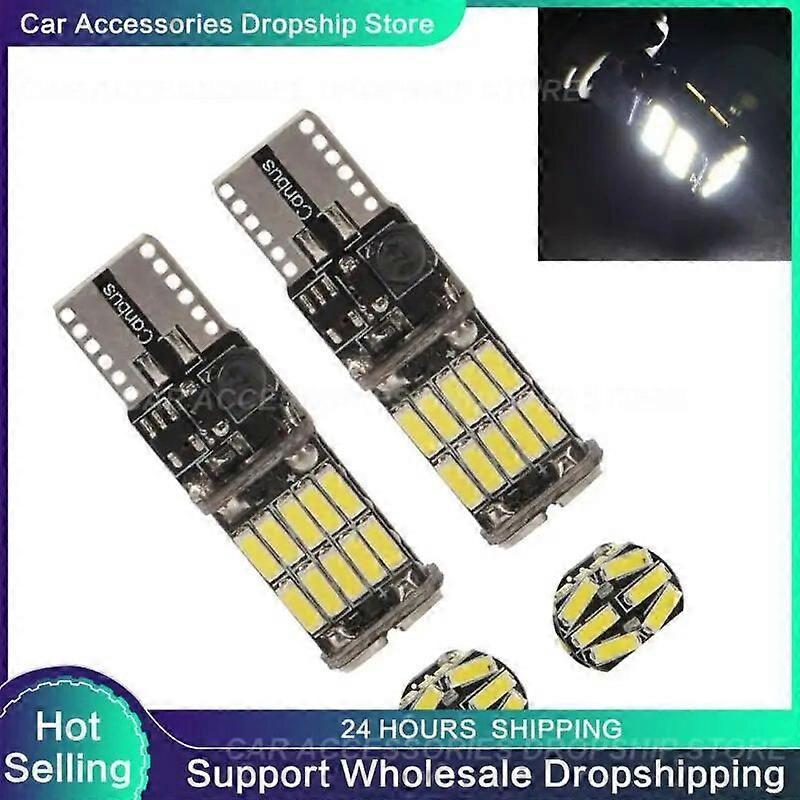 1/2/3PCS T10 W5W Canbus Decoding Width Lamp 4014 26SMD Parking Light Side Wedge Light White Light